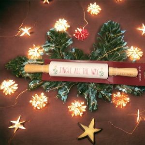 Rae Dunn “Jingle All The Way” rolling pin